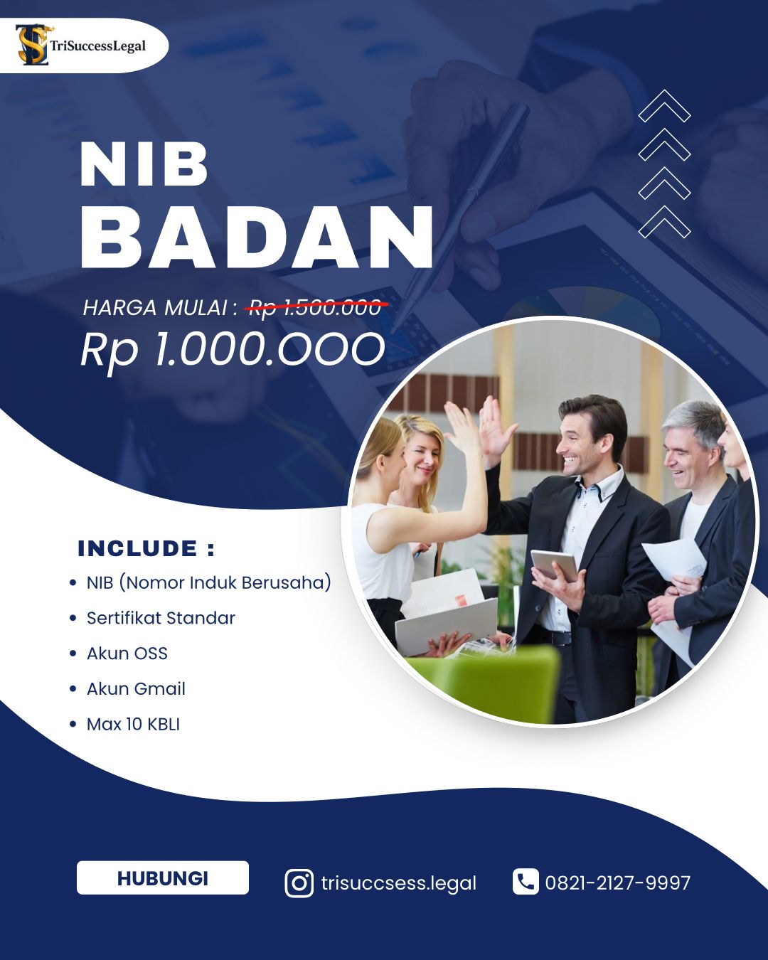 Pengurusan NIB Badan – TriSuccess Legal